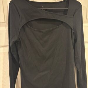 A New Day Black Long Sleeve Women's Top